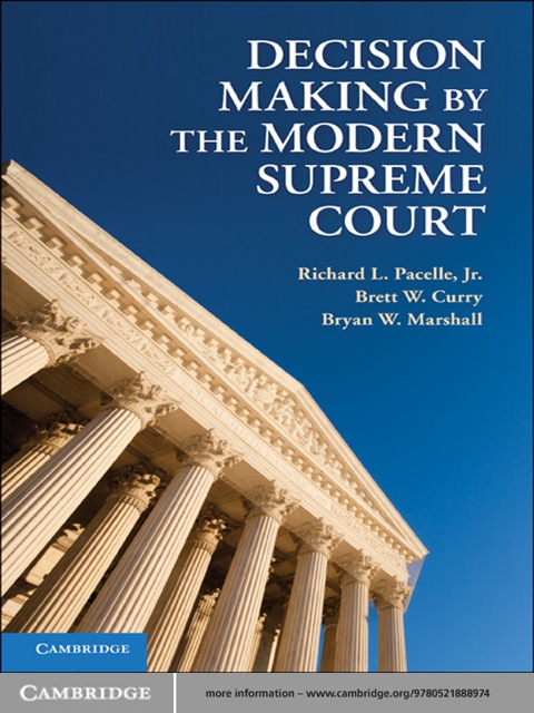 Cover image for book Decision Making by the Modern Supreme Court