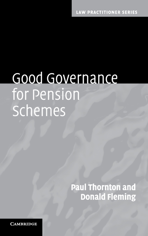 Good Governance for Pension Schemes 