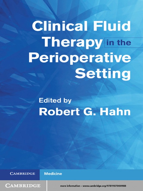 Cover image for book Clinical Fluid Therapy in the Perioperative Setting