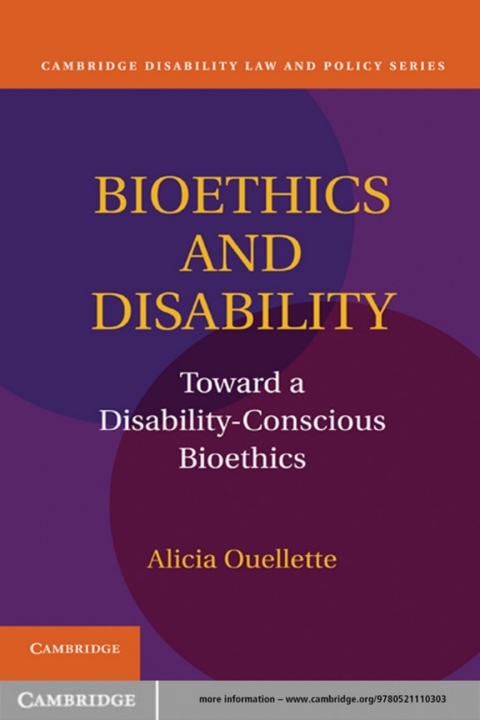 Cover image for book Bioethics and Disability