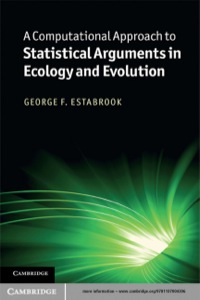 Cover image: A Computational Approach to Statistical Arguments in Ecology and Evolution 9781107004306