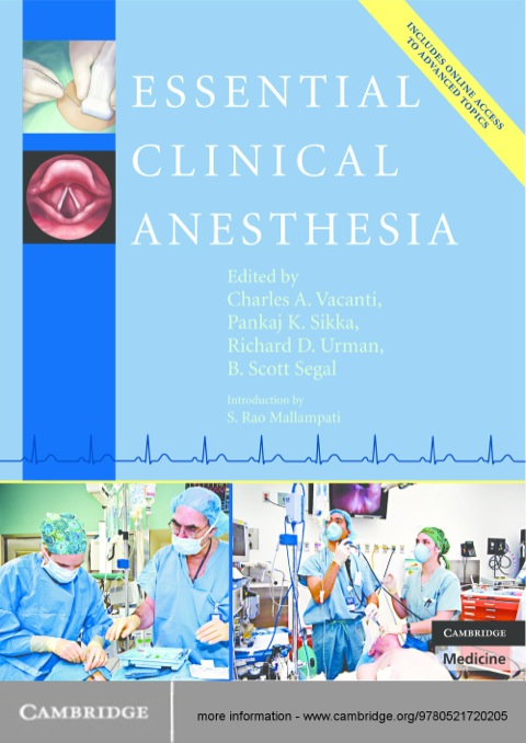 Cover image for book Essential Clinical Anesthesia