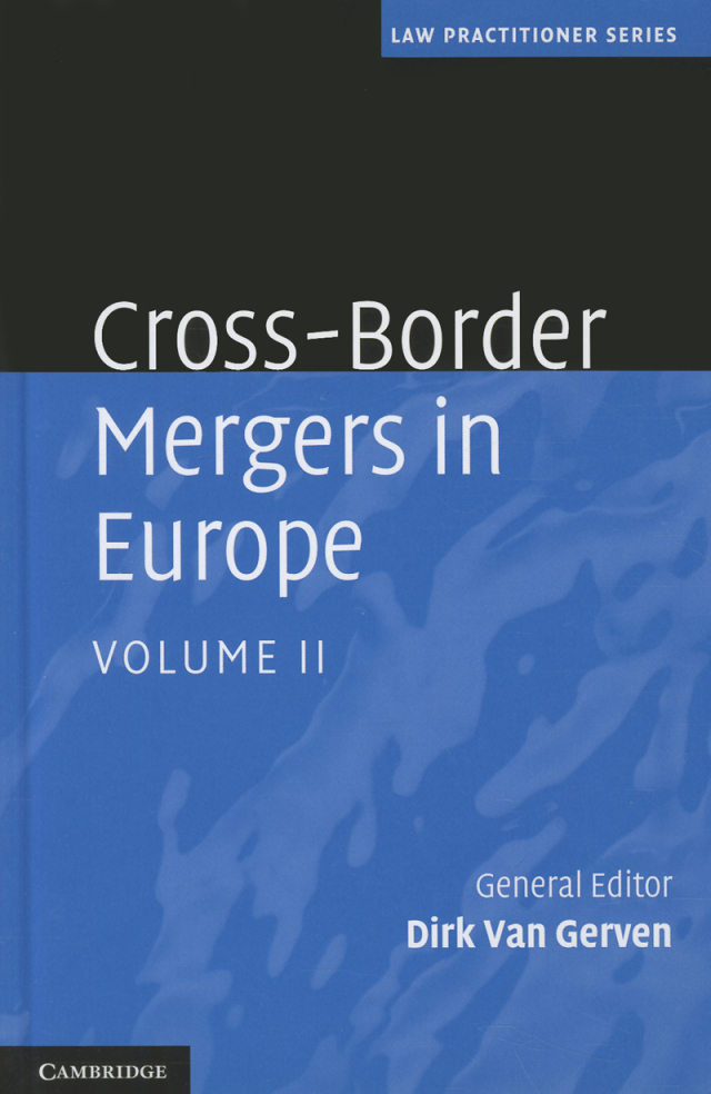 Cross-Border Mergers in Europe: Volume 2