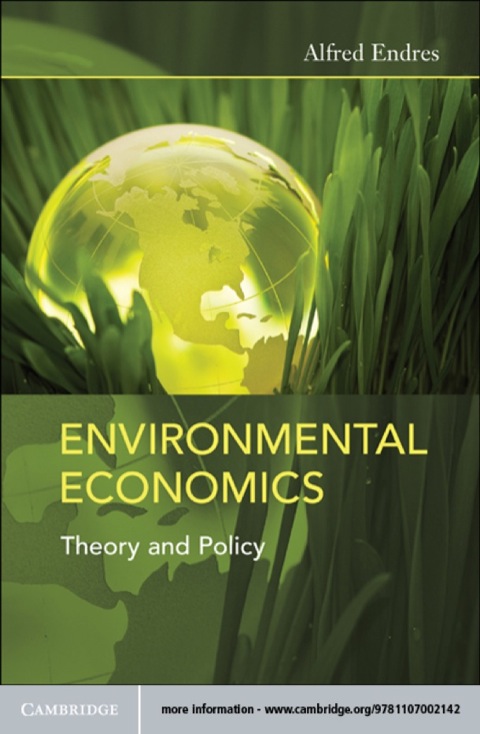 Cover image for book Environmental Economics