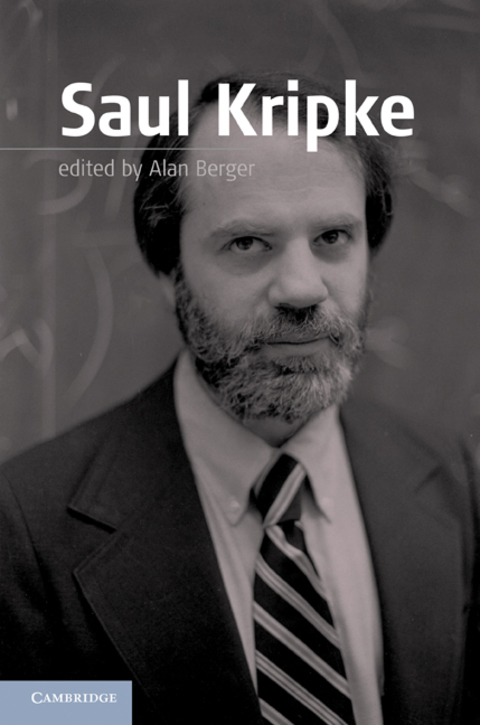 Cover image for book Saul Kripke