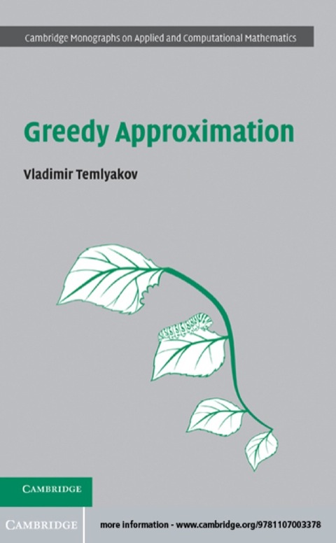 Cover image for book Greedy Approximation