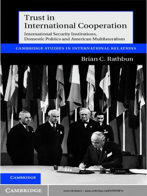 Cover image for book Trust in International Cooperation