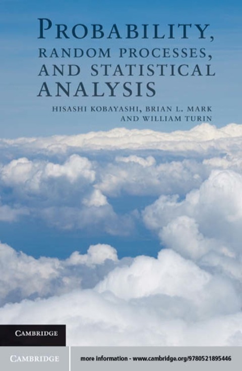 Cover image for book Probability, Random Processes, and Statistical Analysis
