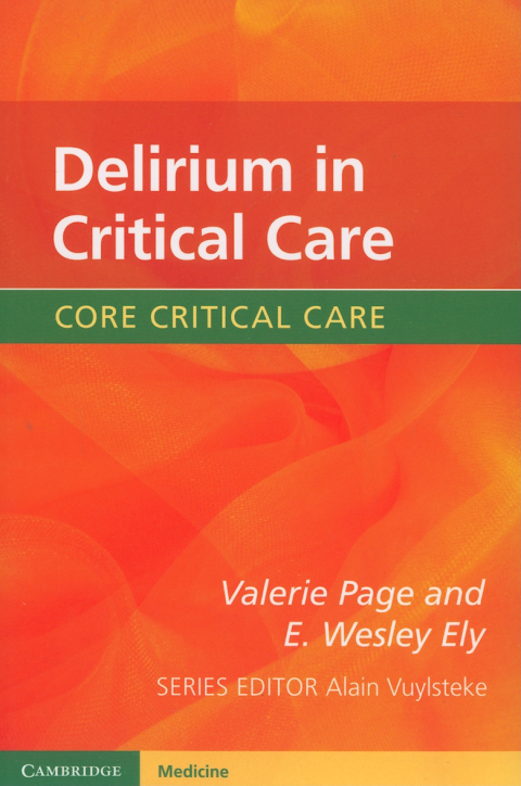Cover image for book Delirium in Critical Care