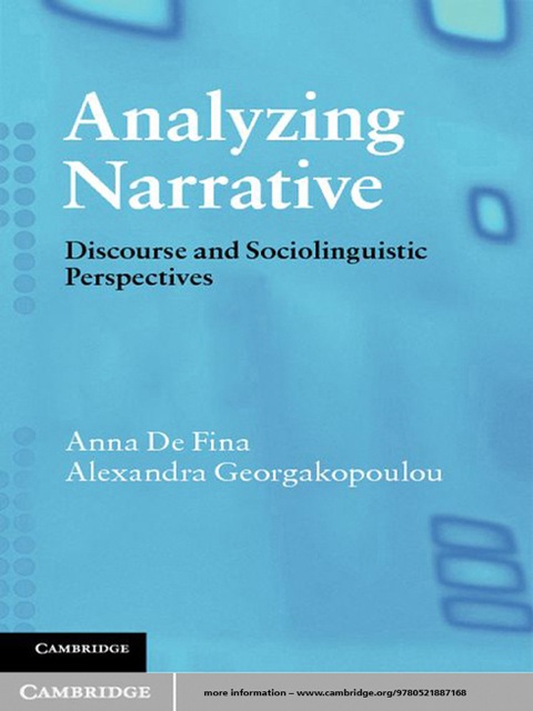 Cover image for book Analyzing Narrative