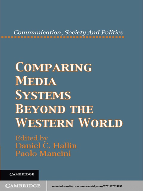 Cover image for book Comparing Media Systems Beyond the Western World