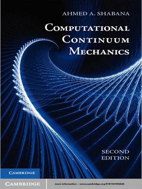 Cover image for book Computational Continuum Mechanics