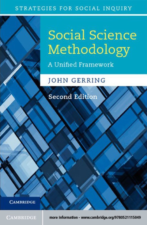 Cover image for book Social Science Methodology
