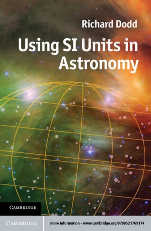 Cover image for book Using SI Units in Astronomy