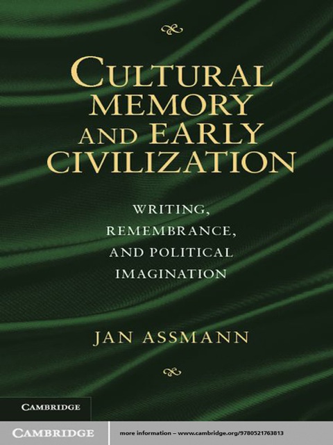 Cover image for book Cultural Memory and Early Civilization
