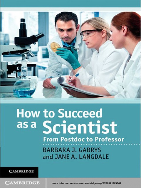 Cover image for book How to Succeed as a Scientist