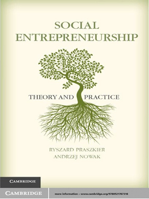 Cover image for book Social Entrepreneurship