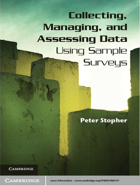 Collecting, Managing, and Assessing Data Using Sample Surveys 