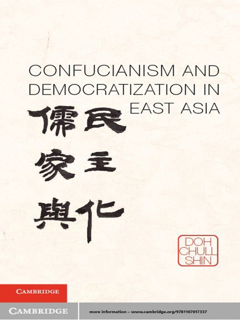Cover image for book Confucianism and Democratization in East Asia