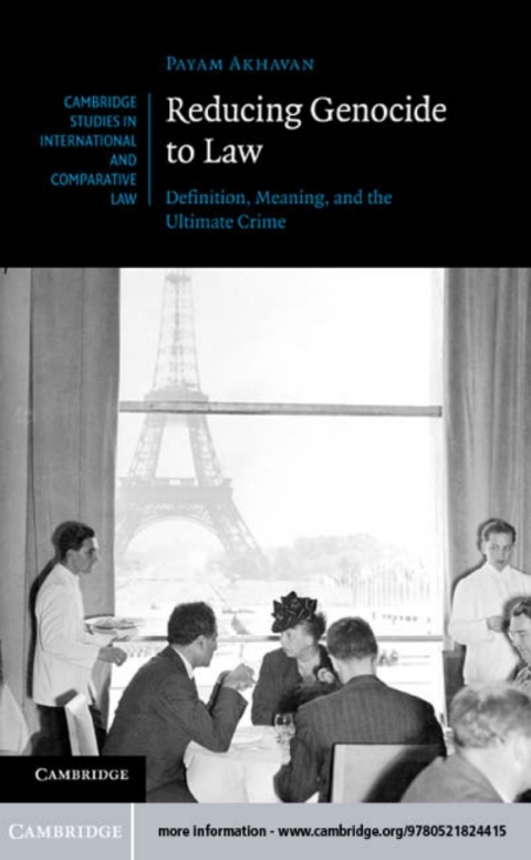 Cover image for book Reducing Genocide to Law