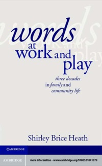 Cover image: Words at Work and Play 9780521841979