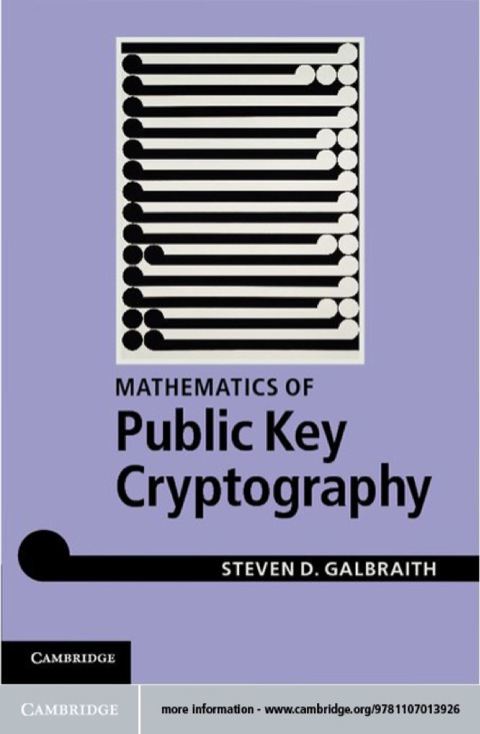 Cover image for book Mathematics of Public Key Cryptography