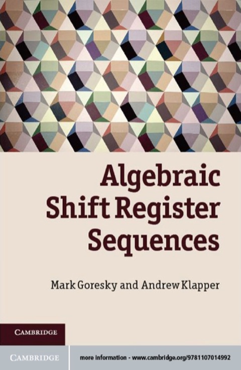 Cover image for book Algebraic Shift Register Sequences