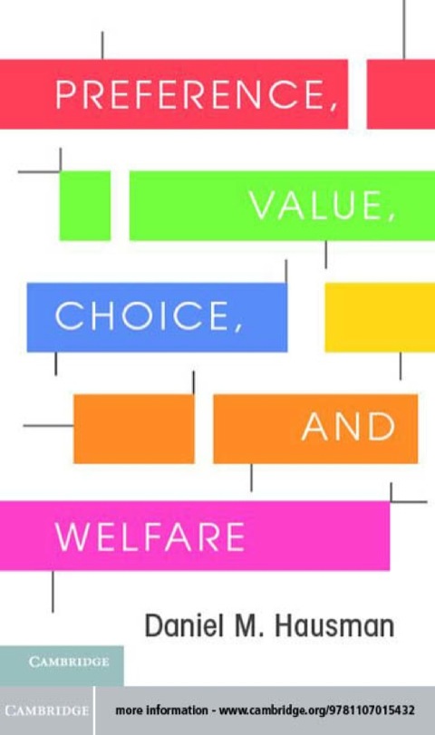 Cover image for book Preference, Value, Choice, and Welfare