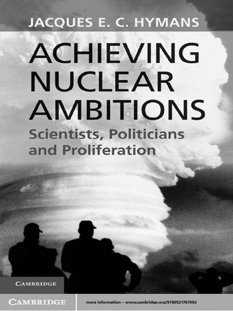 Cover image for book Achieving Nuclear Ambitions