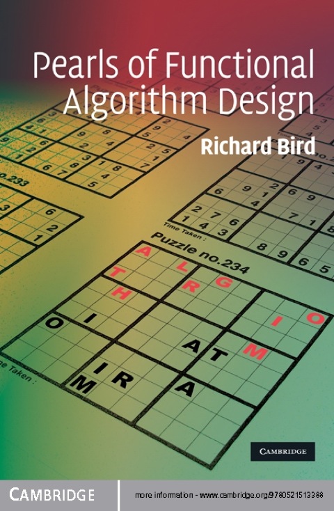 Cover image for book Pearls of Functional Algorithm Design