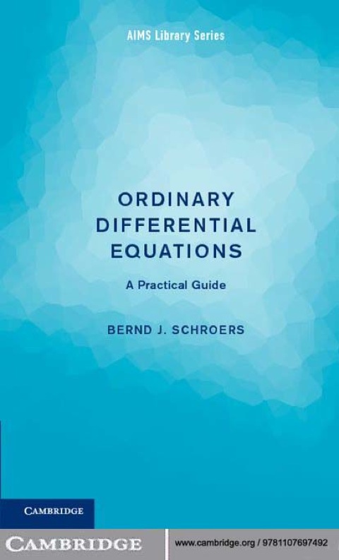Cover image for book Ordinary Differential Equations