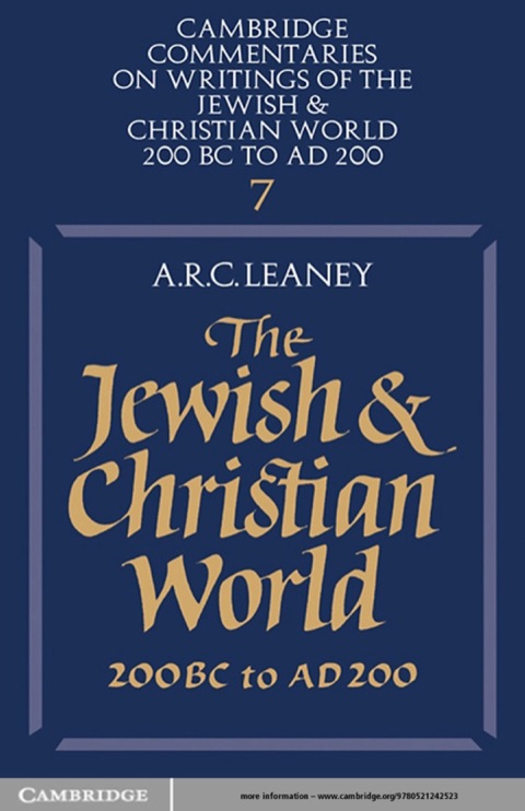 Cover image for book The Jewish and Christian World 200 BC to AD 200
