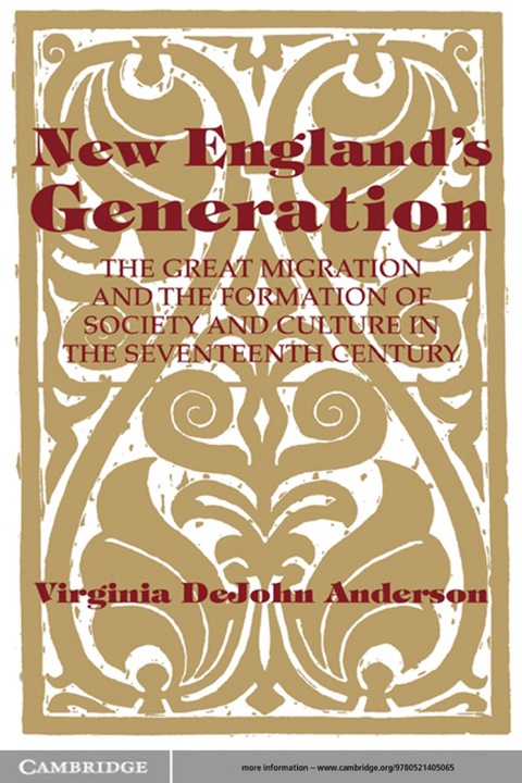 Cover image for book New England's Generation