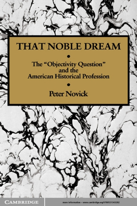 Cover image for book That Noble Dream