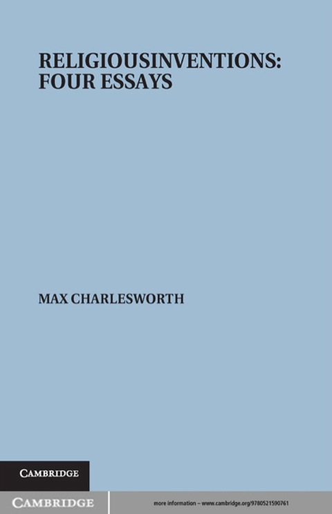 Cover image for book Religious Inventions