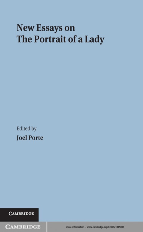 New Essays on 'The Portrait of a Lady' 
