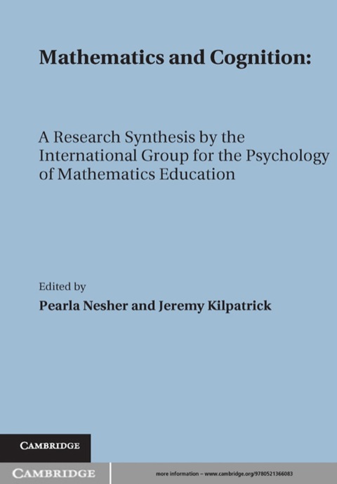 Cover image for book Mathematics and Cognition