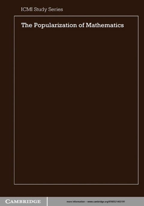 Cover image for book The Popularization of Mathematics