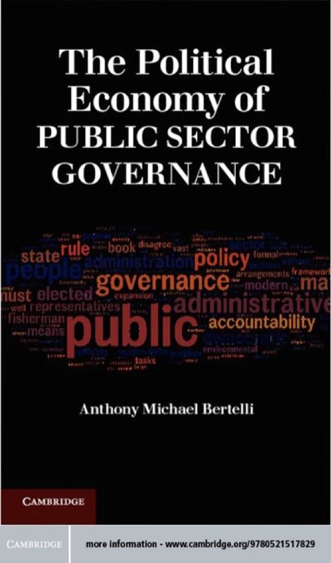 The Political Economy of Public Sector Governance 