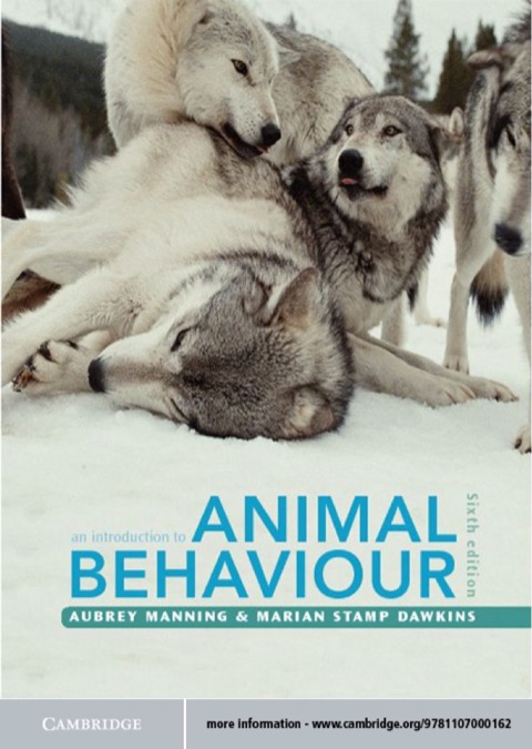 An Introduction to Animal Behaviour 