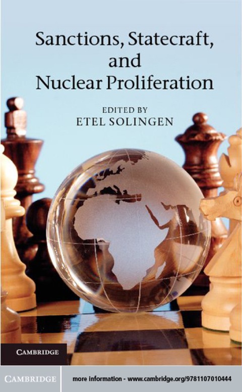 Cover image for book Sanctions, Statecraft, and Nuclear Proliferation