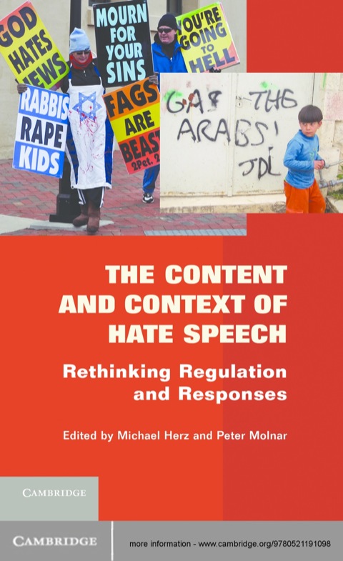 Cover image for book The Content and Context of Hate Speech
