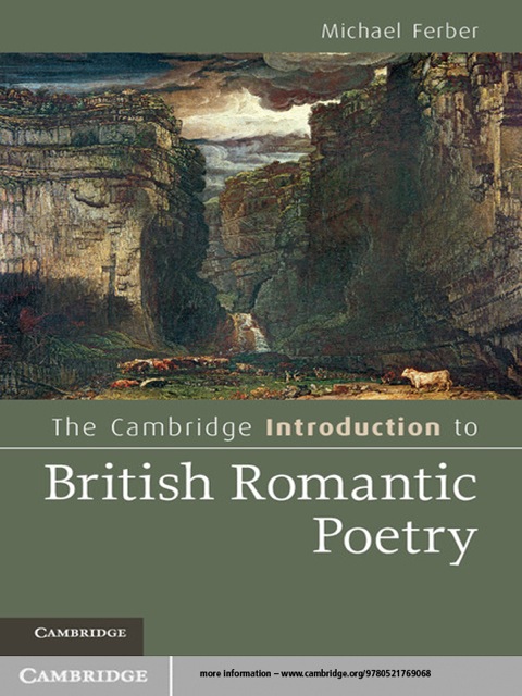 Cover image for book The Cambridge Introduction to British Romantic Poetry