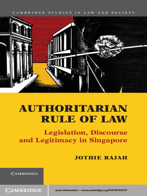 Cover image for book Authoritarian Rule of Law