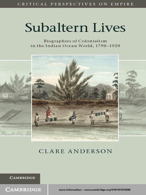 Cover image for book Subaltern Lives