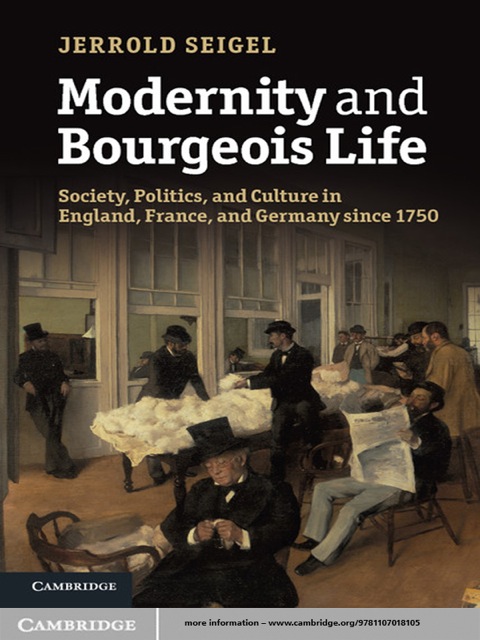 Cover image for book Modernity and Bourgeois Life