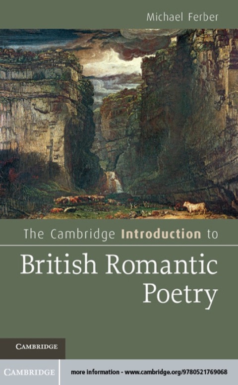 Cover image for book The Cambridge Introduction to British Romantic Poetry