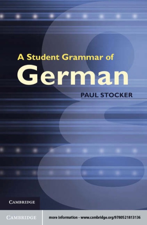 Cover image for book A Student Grammar of German