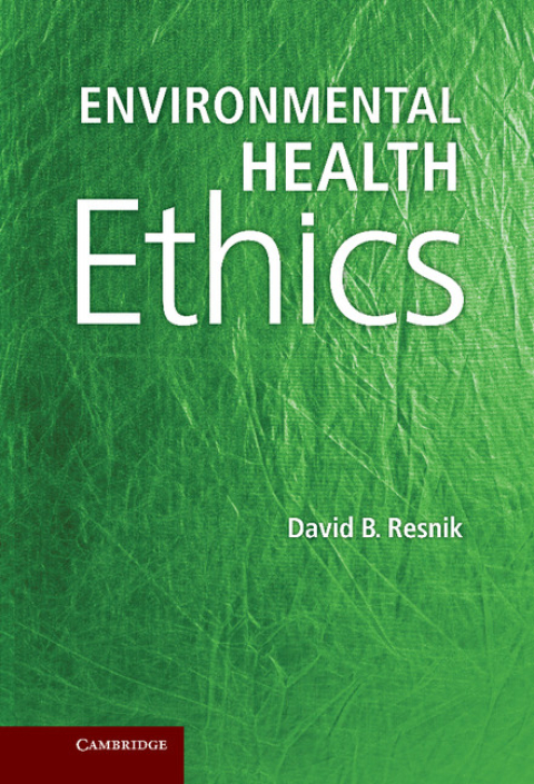 Cover image for book Environmental Health Ethics