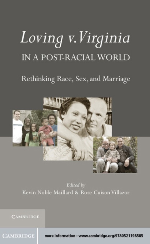 Cover image for book Loving v. Virginia in a Post-Racial World
